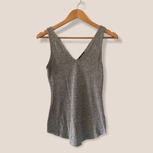 Dynamite Grey Flowy Top
